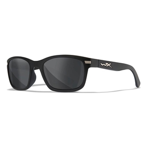 Image of Wiley X Helix Sunglasses - Smoke Grey Lenses / Matte Black Frame