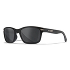 Image of Wiley X Helix Sunglasses - Smoke Grey Lenses / Matte Black Frame