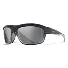 Image of Wiley X OZone Sunglasses - Silver Flash Lenses/Matte Charcoal Fade-to-Grey Frame
