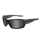 Image of Wiley X Rebel Black Ops Sunglasses - Matte Black / Smoke Grey