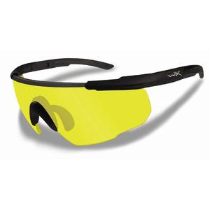 Image of Wiley X Saber Advanced Changeable Sunglasses - Pale Yellow  / Matte Black