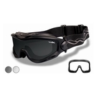 Image of Wiley X Spear Goggles - Smoke Grey & Clear Lens / Matte Black Frame