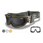 Wiley X Spear GogglesSmoke Grey, Clear & Light Rust Lens/Foliage Green
