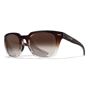 Image of Wiley X Ultra Sunglasses - Brown Gradient Lenses / Gloss Crystal Brown Fade Frame
