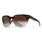 Image of Wiley X Ultra Sunglasses - Brown Gradient Lenses / Gloss Crystal Brown Fade Frame