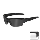 Image of Wiley X Valor 2.5 Sunglasses - Matte Black / Smoke Grey & Clear