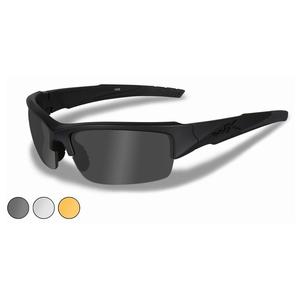 Image of Wiley X Valor 2.5 Sunglasses - Smoke Grey, Clear & Light Rust  / Matte Black