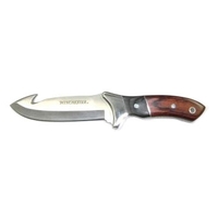Image of Winchester Pakkawood Fixed Blade Knife with Guthook