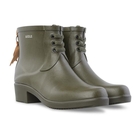 Image of Aigle Miss Juliette Bottillon Lace Ankle Boots (Women's) - Khaki