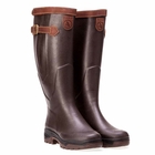 Image of Aigle Parcours 2 Signature Wellington Boots - Wide Calf (Unisex) - Brun
