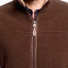 Image of Aigle Shepper Polartec Sheepskin Fleece Gilet - Mouton Marron Chine