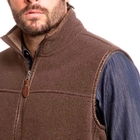 Image of Aigle Shepper Polartec Sheepskin Fleece Gilet - Mouton Marron Chine