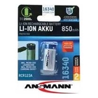 Image of Ansmann Li-Ion Rechargeable RCR123A (USB Rechargeable) Battery