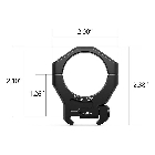Image of Arken Halo Scope Rings - Picatinny - 30mm