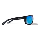 Image of Bajio Bales Beach Bifocal Sunglasses - Black Matte Frame/Blue Mirror Lens