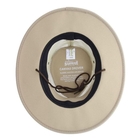 Image of Barmah Drover Canvas Hat With Mesh Sides - Beige
