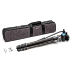 Image of Benro Tortoise Carbon Fibre Lightweight Birdwatching / Travel 4 section Tripod C/W with Flat Base S4PROVideo Head - Wt 2.4Kg