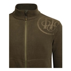 Image of Beretta HP Logo Full Zip Fleece - Green Moss