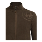 Image of Beretta HP Logo Full Zip Fleece - Brown Bark