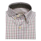 Image of Beretta Charlow LS Shirt - White & Green Check