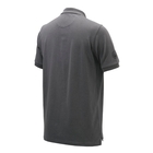 Image of Beretta Corporate Striped Polo Shirt - Grey Melange