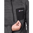 Image of Berghaus Tulach 2.0 Half Zip Fleece (Men's) - Light Jet Black Marl