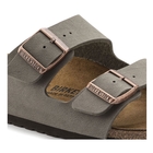 Image of Birkenstock Arizona Birko-Flor Synthetic Leather Sandals - Stone