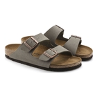 Image of Birkenstock Arizona Birko-Flor Synthetic Leather Sandals - Stone