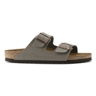 Image of Birkenstock Arizona Birko-Flor Synthetic Leather Sandals - Stone