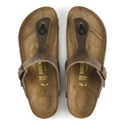 Image of Birkenstock Gizeh Oiled Leather Sandals (Women's) - Tabacco Brown