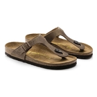 Image of Birkenstock Gizeh Oiled Leather Sandals (Women's) - Tabacco Brown