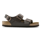 Image of Birkenstock Milano Smooth Leather Sandals (Men's) - Dark Brown