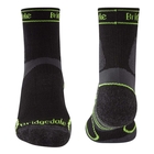 Image of Bridgedale Trail Run Lightweight T2 Merino Sport 3/4 Crew Sock (Men's) - Black