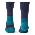 Image of Bridgedale Hike Midweight Merino Performance Socks (Men's) - Petrol/Navy