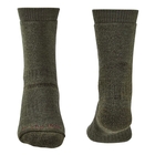 Image of Bridgedale Explorer Heavyweight Merino Comfort Boot Socks (Unisex) - Olive
