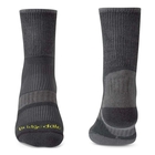 Image of Bridgedale Hike Lightweight Cotton Cool Comfort Socks (Men's) - Black
