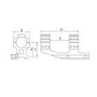Image of Burris AR QD P.E.P.R (Proper Eye Position Ready) Mounts - 30mm