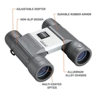 Image of Bushnell Powerview 2.0 10x25 Binoculars - Aluminium