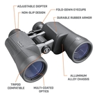 Image of Bushnell Powerview 2.0 10x50 Binoculars - Aluminium