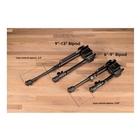Image of Caldwell XLA Picatinny Rail Fixed Bipod - 9-13 Inch