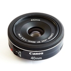 Image of Canon EOS 700D SLR Camera with 18-135mm IS STM and 40mm STM Lenses - Black