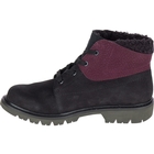 Image of CAT Fret Fur Waterproof Ladies Casual Boots (Women's) - Black/Wine
