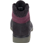 Image of CAT Fret Fur Waterproof Ladies Casual Boots (Women's) - Black/Wine