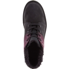 Image of CAT Fret Fur Waterproof Ladies Casual Boots (Women's) - Black/Wine