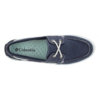 Image of Columbia Vulc N Vent Boat Canvas Shoes (Women's) - Collegiate Navy / Candy Mint