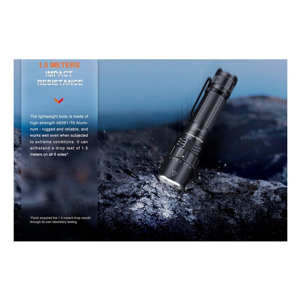 thumbnail image 2 of Fenix PD40R V2.0 3000 Lumens USB-C Rechargeable Flashlight – Uncle Torch 2 of 13