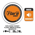 Image of Flare 38mm Sniper Reactive Targets - Moderate (10pk)