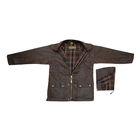 Image of Game Barker Antique Wax Jacket - Black
