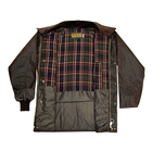 Image of Game Barker Antique Wax Jacket - Black