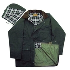 Image of Game Unpadded Wax Jacket - Olive